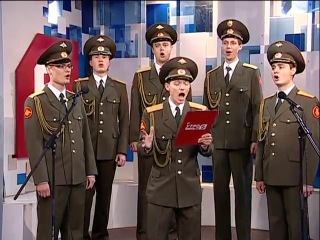 the russian army choir performs the song adele - "skyfall"