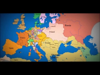 map of europe - eleven centuries of change (1000-2013)