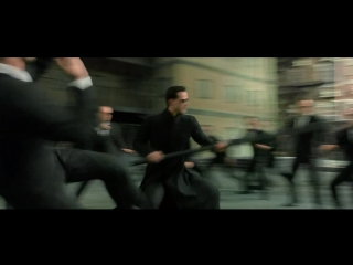 the matrix reloaded neo vs army smith cool clip runnin adam lambert-runnin fight what comes to life
