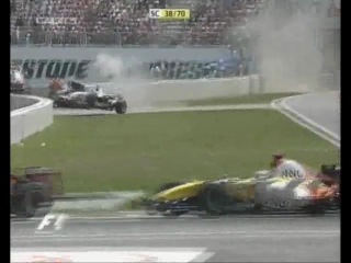formula 1 - robert kubica crash in montreal 2007
